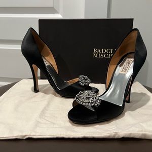 Badgley Mischka Black Gia High Heels